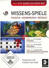 Wissens-Spiele (Amazonia+MahJongg+Kreuzworträtsel-Champion)
