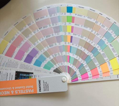 Pantone pastels neons - &,