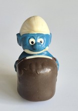 Ü Ei  Schokokuss / Negerkuss Schlumpf mit braun gesprenkelter Hälfte  RAR