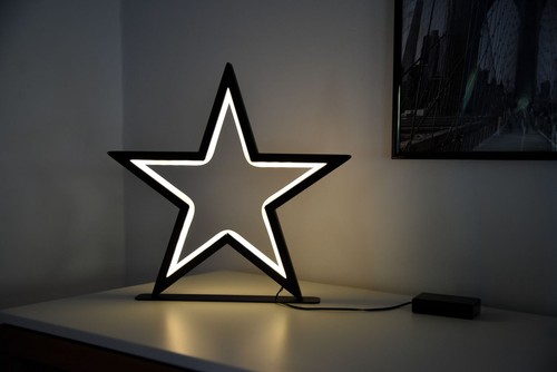 Led metallstern deko stern - deko,