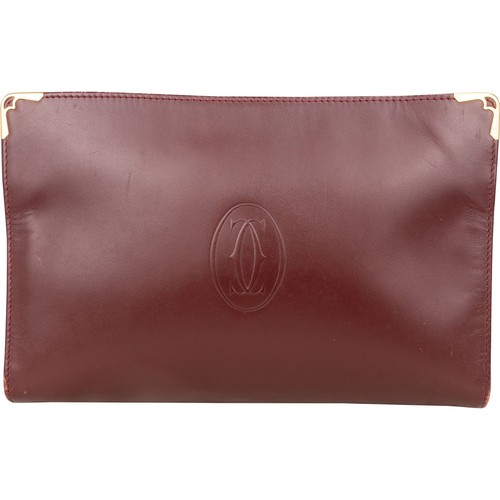 Cartier bordeaux leather - cartier,