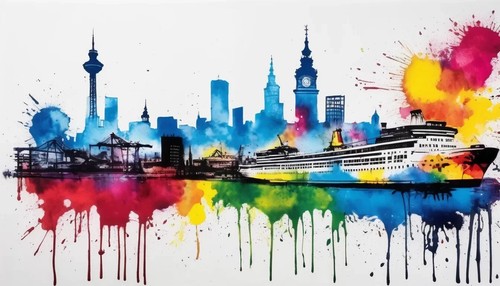 Leinwandbilder aquarelle druck - aquarelle,