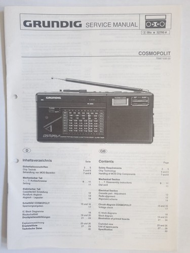 Original grundig service - original,