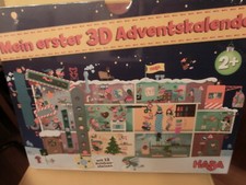 HABA Mein erster 3D-Adventskalender Holzbausteine * NEU