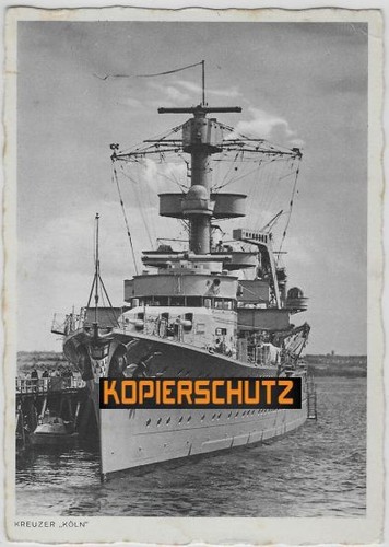 Feldpost kreuzer köln - ak,
