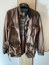 Alte Belstaff Roadmaster Goldlabel Jacke Motorrad Jacke in Größe L ( ca. 52 ) 