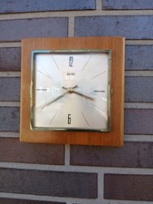 Wanduhr ZENTRA, helle Matteiche, mit ORIGINAL DUGENA - Quartzuhrwerk neu