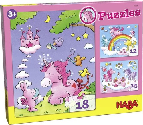 Puzzles einhorn glitzerglück - puzzles,