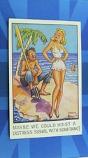 Freche Comic Postkarte 1930er