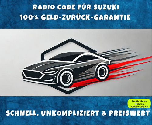 Radio code für bosch suzuki - für,