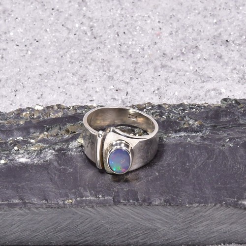 Opal dublette ring 925er - dublette,