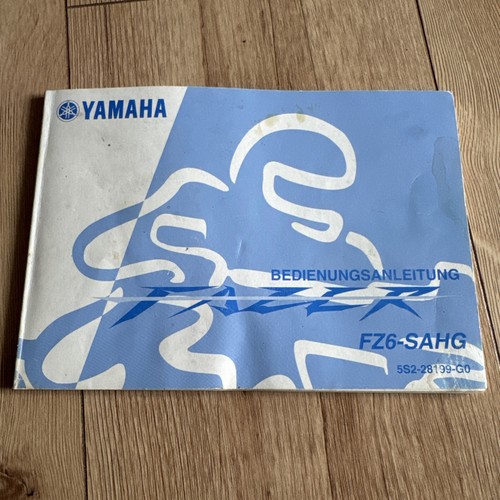Yamaha fz6 fahrerhandbuch - yamaha,