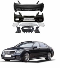 MERCEDES S KLASSE W222 2018-2021 S65 AMG UMBAU BODY KIT GRUNDIERT STOßSTANGEN SPITZEN