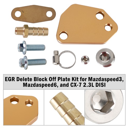 Egr deleted block off - block, plate