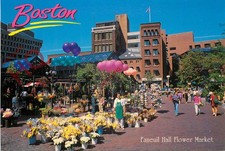 Ansichtskarte, Boston, Faneuil