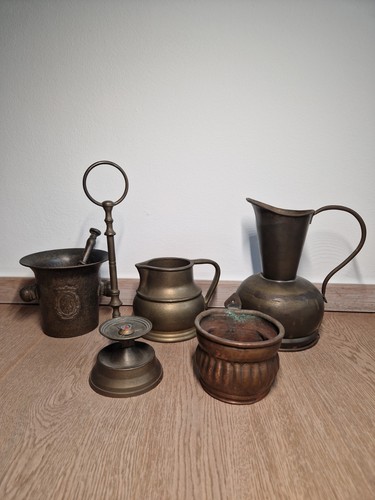 Antik set aus - messing, &
