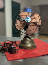 Vintage Tischventilator Kupfer