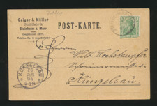 Geschäfts-Postkarte 19904