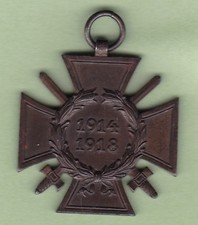 Orden, Ehrenkreuz des 1. Weltkrieges : Frontkämpferkreuz 1914-1918, gut erhalten