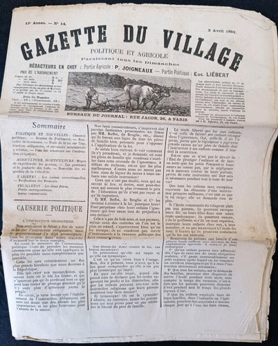 Gazette village april - gazette,