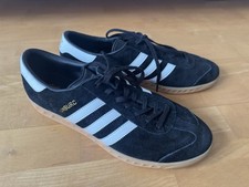 Adidas Originals Hamburg 45 1/3 CORE BLACK/RWHITE/GUM2 Sneaker NEU S76696