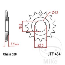 Ritzel für Suzuki GN 250 16