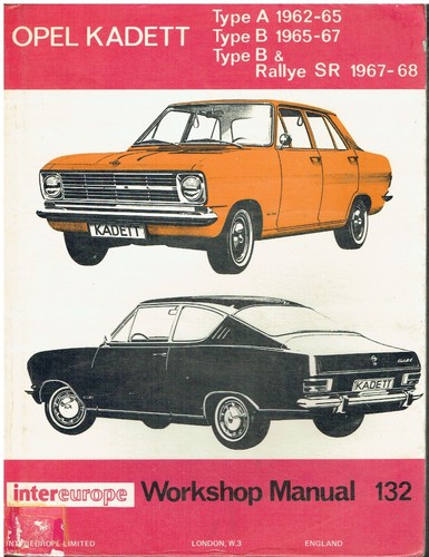 Opel kadett incl - kadett, a