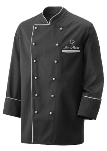Kochjacke bäckerjacke schwarz - kochjacke,