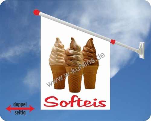 Flagge eis softeis - eis,,