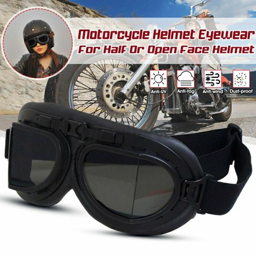Retro motorradbrille - retro,