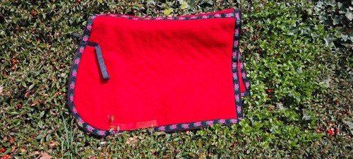 Warmblut prunk satteldecke rot - warmblut, prunk-satteldecke,rot