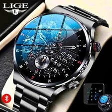 LIGE Herren Smartwatch AMOLED