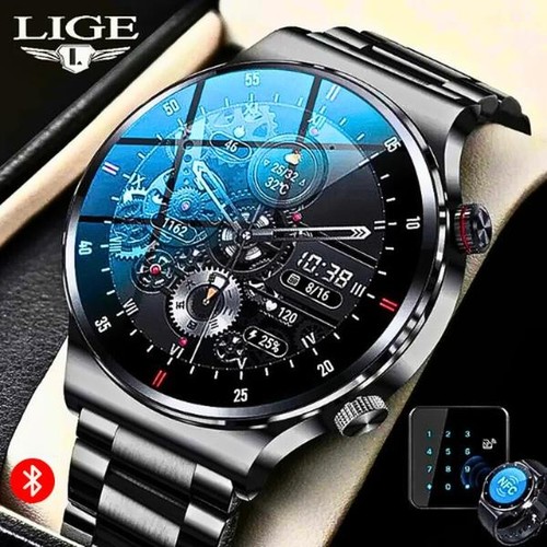 Lige herren smartwatch - lige, amoled
