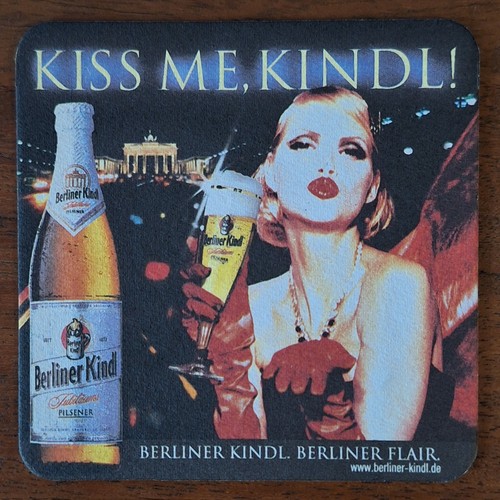 Bierdeckel berliner kindl - berliner, |