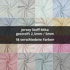 Jersey Stoff Mika, gestreift