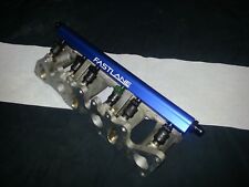 Billet Einspritzleiste Aluminium VW VR6 AAA ABV Turbo blau CNC gefräst