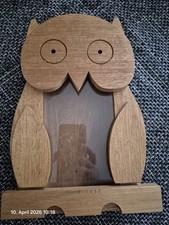 Spardose Eule Holz