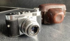 VOIGTLÄNDER VITO B Kamera v. ca. 1957 m. Color-Skopar 1:3,5/50 u. Tasche