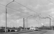 AK Zwickau Sa. Schedewitzer Brücke Bus Echt Foto Postkarte (D40256)