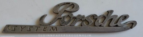 Original system porsche - original,