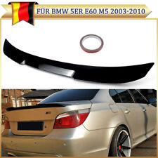 M4 Sport Optik Heckspoiler Lippe Schwarz Glanz für BMW 5er E60 Limousine 03-10