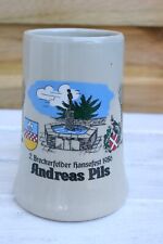 Alter Krug, Bierkrug, Andreas Pils, Hansefest Breckerfeld 1986, 0,5 Liter