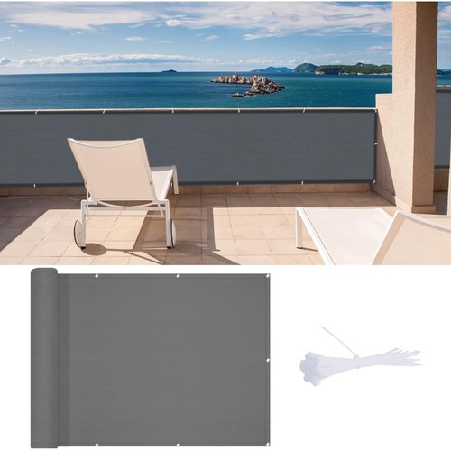 Balkon sichtschutz 80x600cm - sichtschutz,