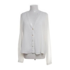 Zara, Bluse, Größe: M, Weiß, Einfarbig, Damen #wuB