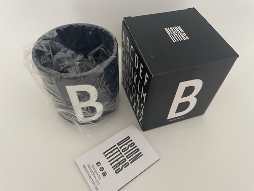 Design letters porcelain cup - letters,