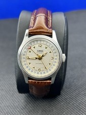 Top Zustand - Oris Pointer Date 7405B cremefarbenes Zifferblatt Automatik Damenuhr
