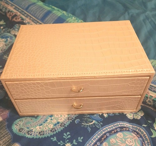 Schmuckbox creme schmuckkasten - schmuckbox,