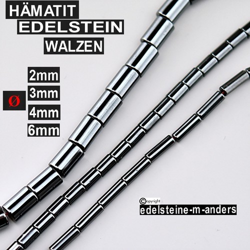 Hämatit perlen walzen - perlen,