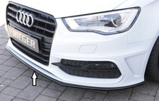 Rieger Spoilerlippe für Audi A3 8V inkl Sportback VFL S3 Schwert Lippe schwarzgl