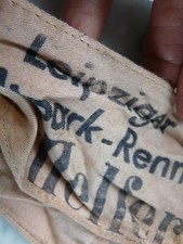 1953 HELFER Leipziger Stadtpark Rennen  Motorrennsport Armbinde Leipzig Original